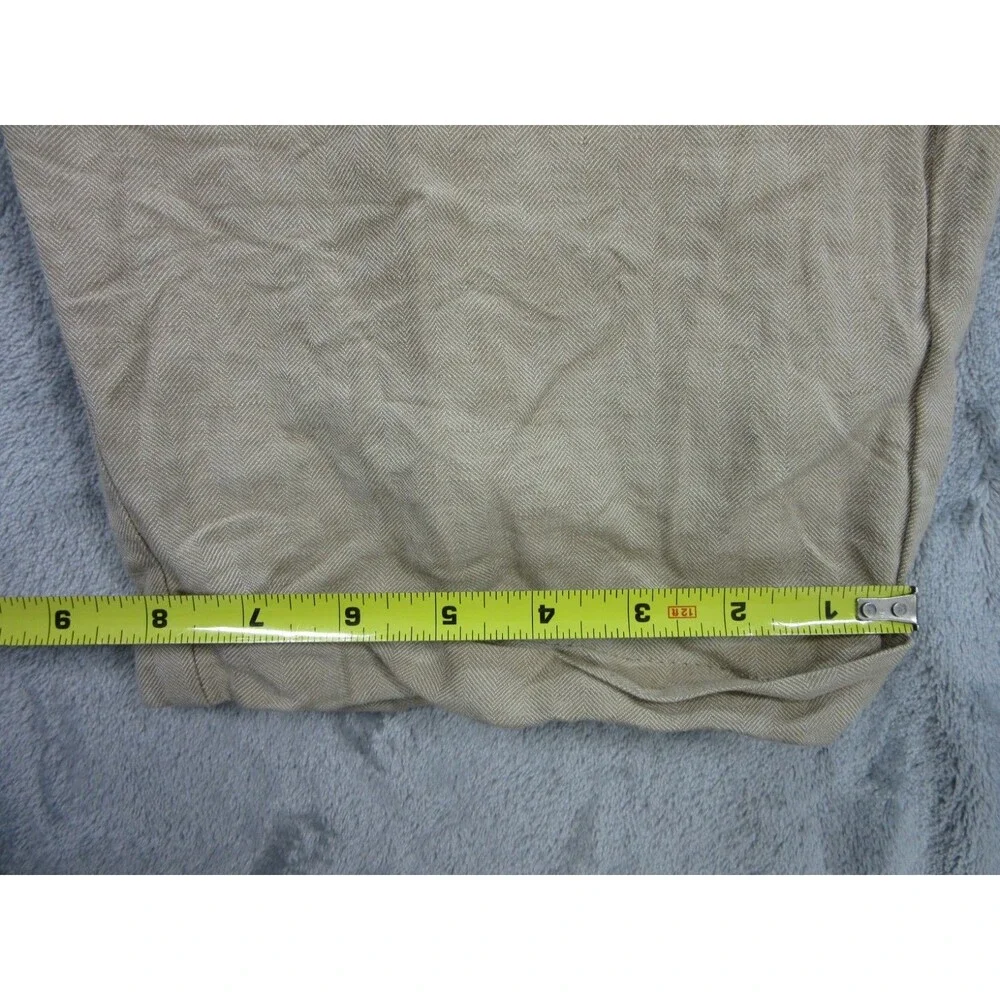 Tommy Bahama Pants Mens 42 (Actual 39 x28.5) Linen Silk Blend Chino Beige